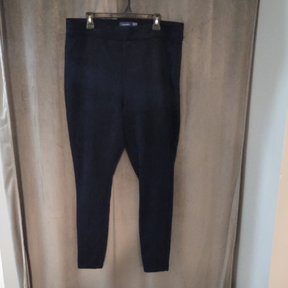 Old Navy XL Blue Ponte Slim Leg Trousers